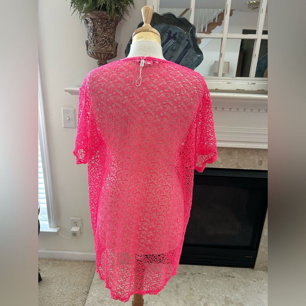 Ingear Resort Pink Lace Swim Cover-Up - Picture 5 of 7
